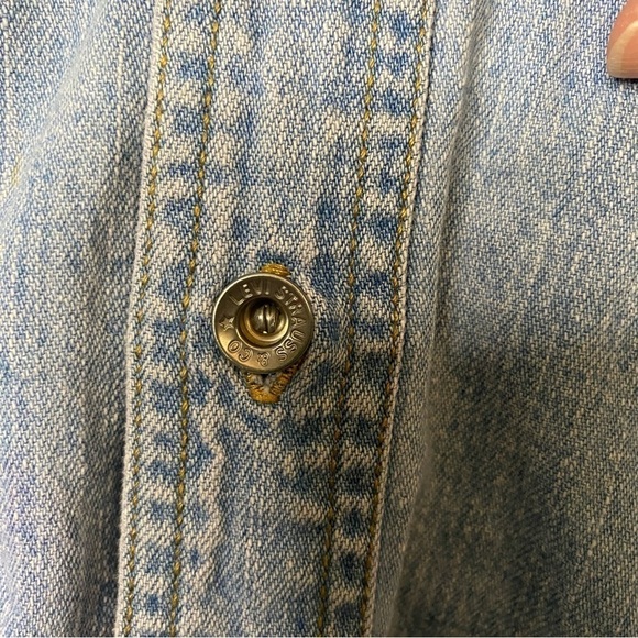Levi's Men's Button Up Denim Loose Fit Shacket Jacket Size XXL - Picture 5 of 8